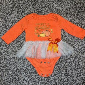 Baby Essentials Girls Thanksgiving Onesie w/ Tutu, 0-3m
